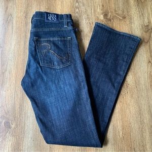 Rock And Republic Jeans Y2K 8 30x32 Kasandra Blue Womens Bootcut Flare